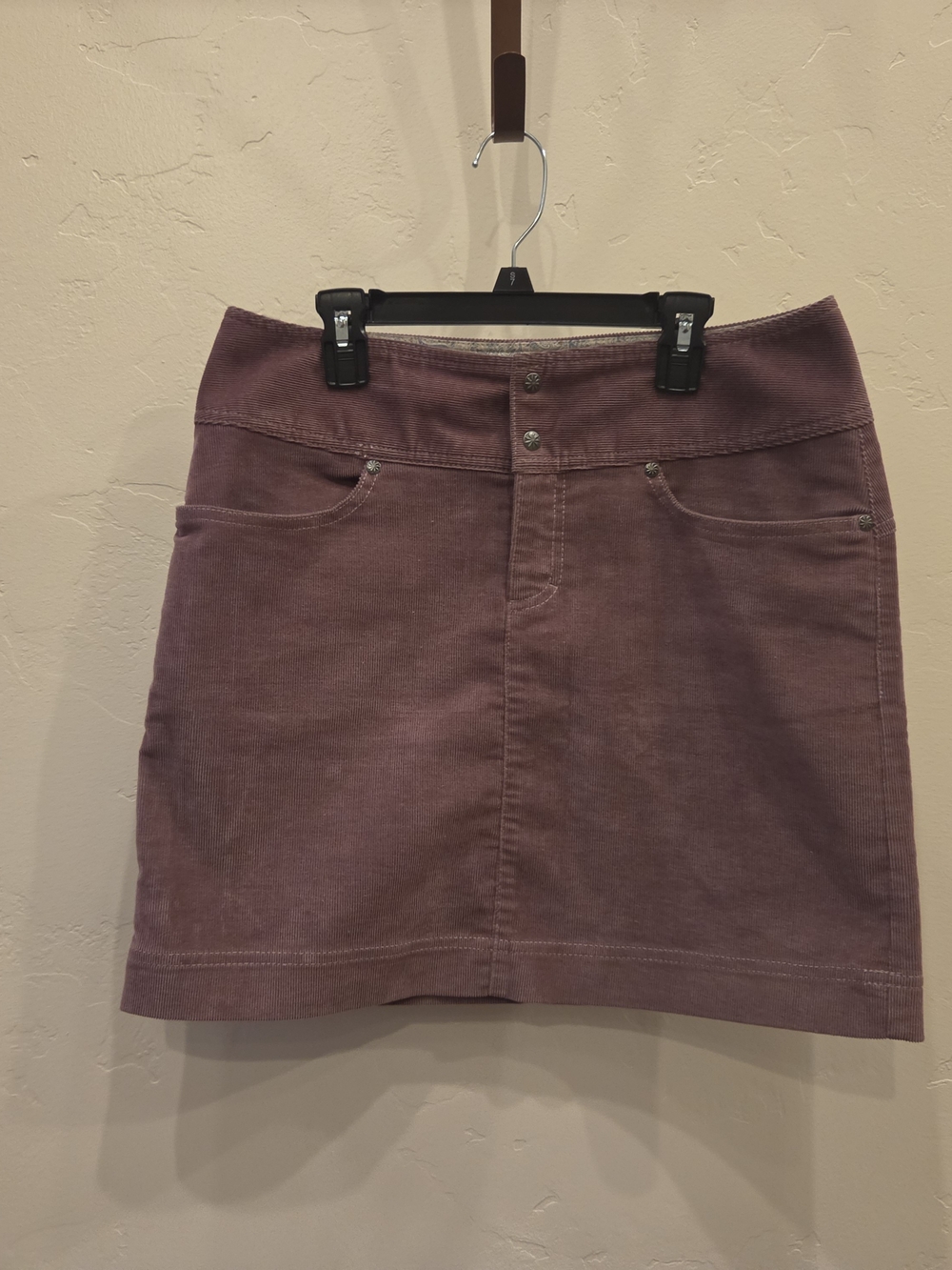 Athleta Mauve Corduroy Mini Skirt